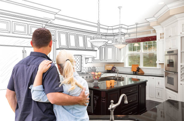Professional Cabinet Refacing technician working in Chevy Chase, MD